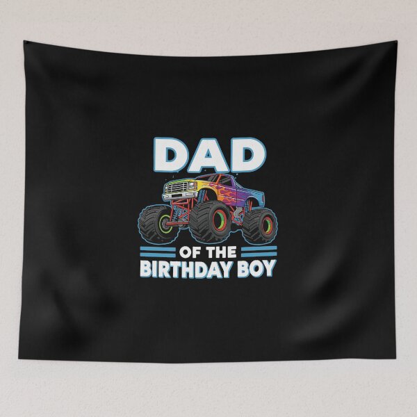 Item preview, Dad Of The Birthday Boy Monster Truck Father Birthday designed and sold by PopStars1993.