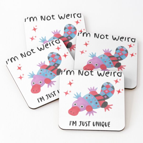 Item preview, I'm Not Weird, I'm Just Unique designed and sold by HoppingCreation.