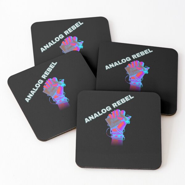 Artikelvorschau, Analog Rebel Neon Cassette Hand Synthwave entworfen und verkauft von ZJDesignsArt.