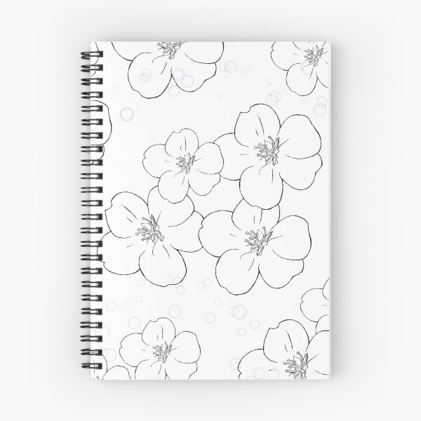 Item preview, Traced flowers w/ bubbles designed and sold by CrimsonFeather7.