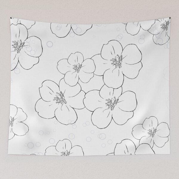 Item preview, Traced flowers w/ bubbles designed and sold by CrimsonFeather7.