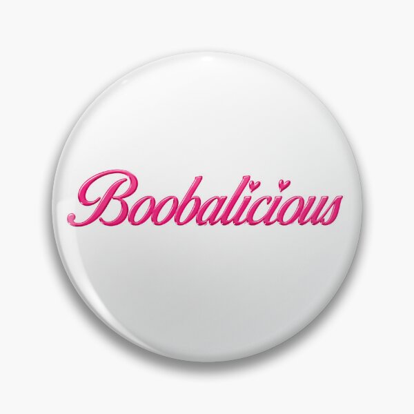 Item preview, Boobalicious Pink Glossy Typography | Cute Girly Script Aesthetic Sticker, T-Shirt & Gift Design designed and sold by Boobilicioius.