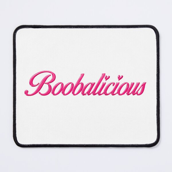 Item preview, Boobalicious Pink Glossy Typography | Cute Girly Script Aesthetic Sticker, T-Shirt & Gift Design designed and sold by Boobilicioius.