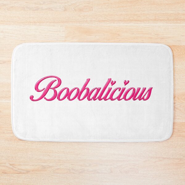 Item preview, Boobalicious Pink Glossy Typography | Cute Girly Script Aesthetic Sticker, T-Shirt & Gift Design designed and sold by Boobilicioius.