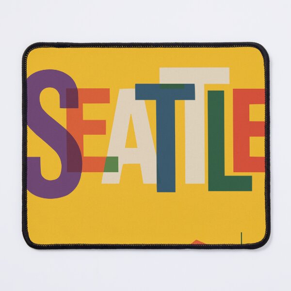 Item preview, Seattle, Pacific Northwest Skyline Wall Art designed and sold by MarkedArtPrints.
