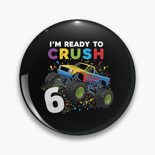 Artikelvorschau, Ich bin bereit, 6 Monster Trucks zum sechsten Geburtstag für Jungen zu zermalmen entworfen und verkauft von PopStars1993.