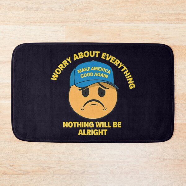 Item preview, WORRY ABOUT EVERYTHING SAD GRUMPY FACE MEME designed and sold by PRINTSCHARMINGM.