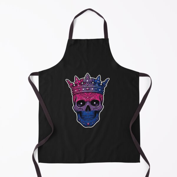 Item preview, Royal Skull with Ornate Crown Bi Pride designed and sold by Owcomm.