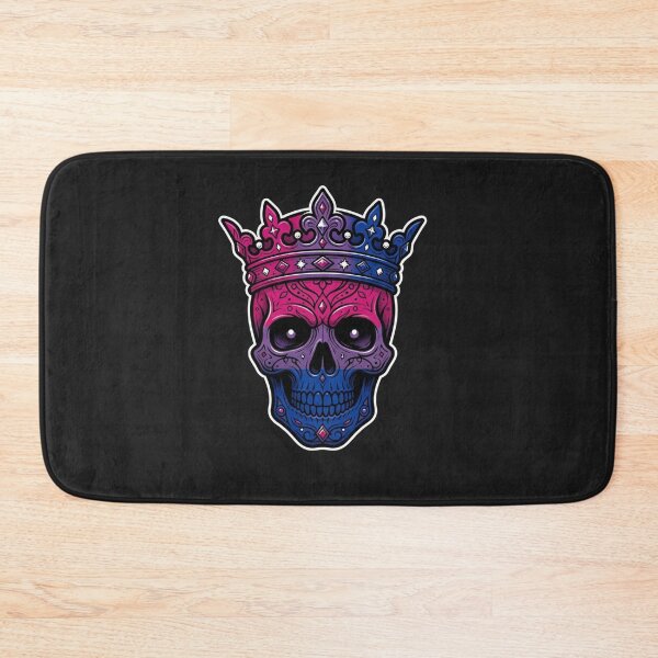 Item preview, Royal Skull with Ornate Crown Bi Pride designed and sold by Owcomm.