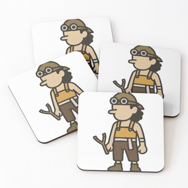 Item preview, Character - Young Man with Long Nose and Goggles Determined designed and sold by AnimeShin.