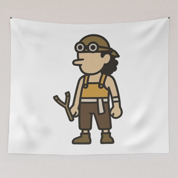 Item preview, Character - Young Man with Long Nose and Goggles Determined designed and sold by AnimeShin.