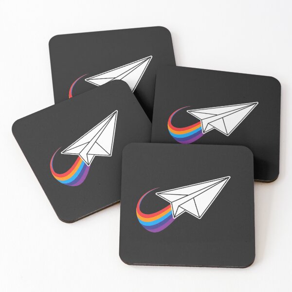 Item preview, Paper Airplane With A Rainbow Trail designed and sold by Owcomm.
