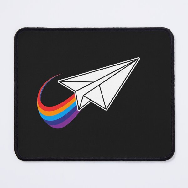 Item preview, Paper Airplane With A Rainbow Trail designed and sold by Owcomm.