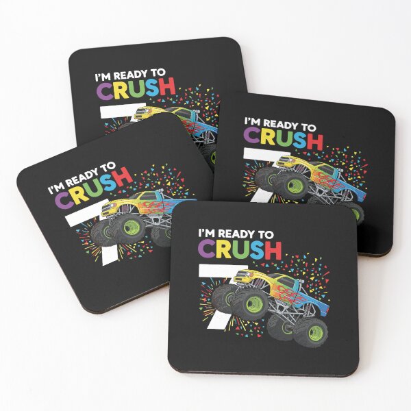 Item preview, I'm Ready To Crush 7 Monster Truck Kids Birthday designed and sold by PopStars1993.