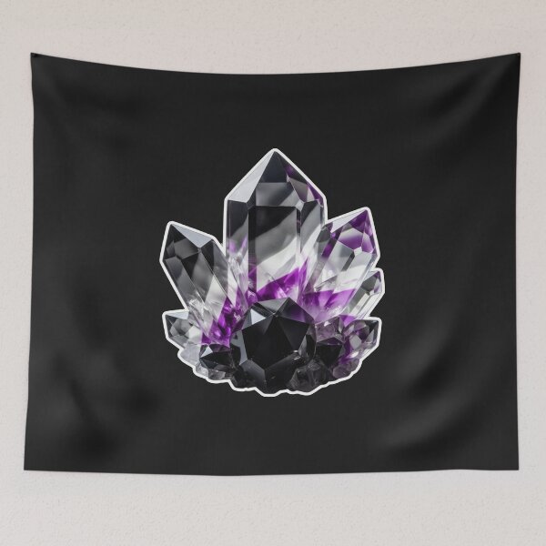 Item preview, Crystal Cluster with Deep Purple Glow designed and sold by Owcomm.