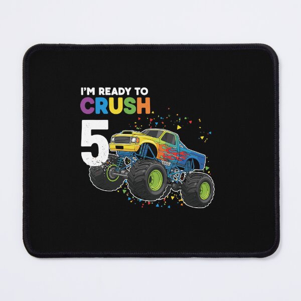 Item preview, I'm Ready To Crush 5 Monster Truck Fifth Birthday Boy Girl Kids Celebration designed and sold by PopStars1993.