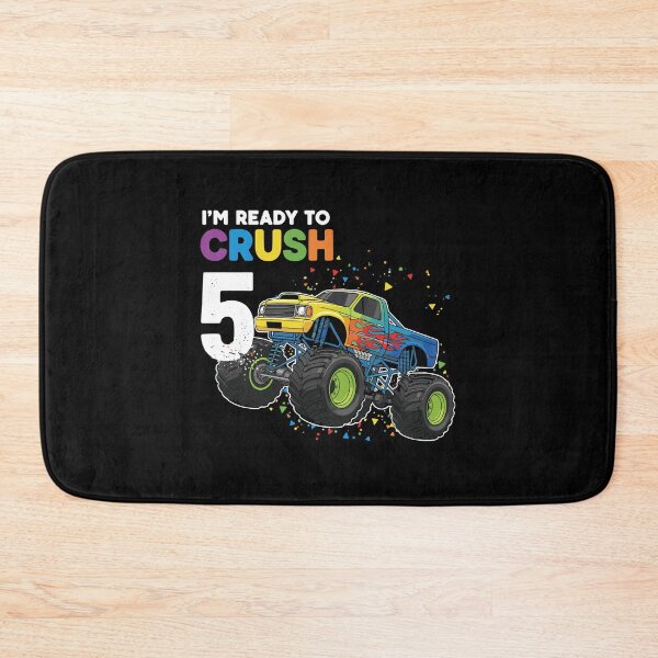 Item preview, I'm Ready To Crush 5 Monster Truck Fifth Birthday Boy Girl Kids Celebration designed and sold by PopStars1993.