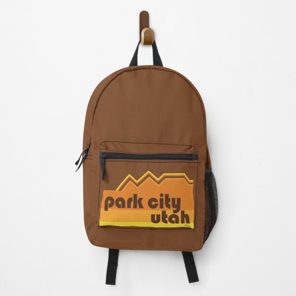 Item preview, Park City Retro Brown Stripes with Mountains designed and sold by Mountain Flower.