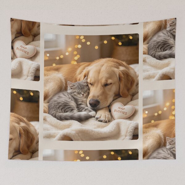 Item preview, Sleeping Puppy and Kitten Nap Buddies designed and sold by BagFactoryUK.