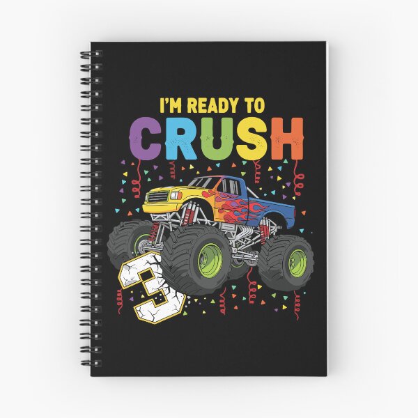 Item preview, I'm Ready To Crush Third Birthday Monster Truck Boy designed and sold by PopStars1993.