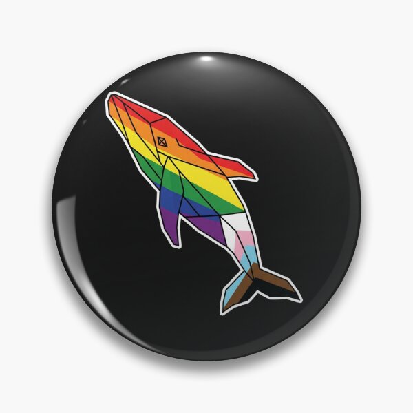 Item preview, Rainbow Geometric Whale Pride Month Graphic designed and sold by Owcomm.