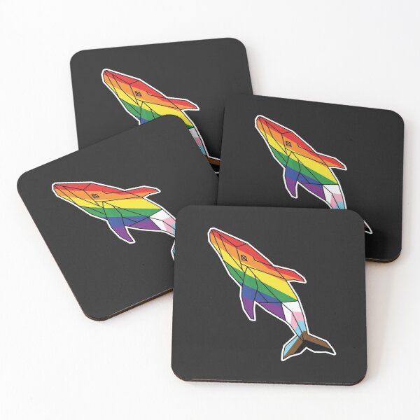Item preview, Rainbow Geometric Whale Pride Month Graphic designed and sold by Owcomm.