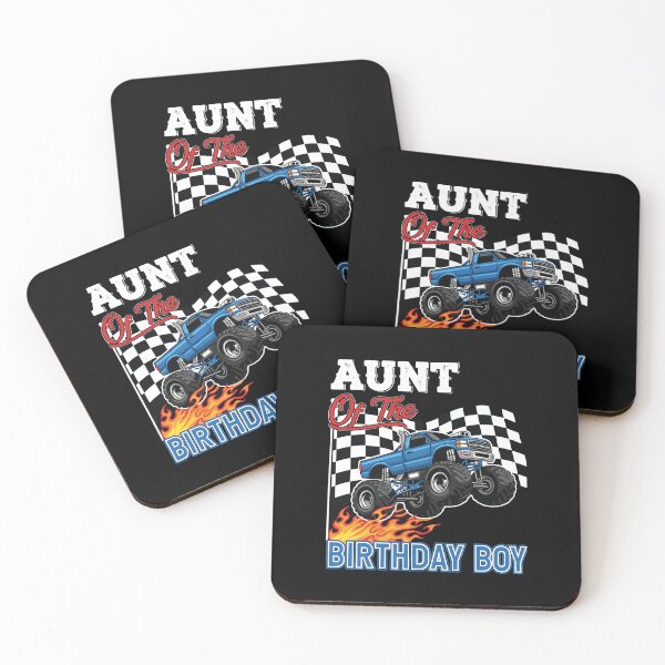 Item preview, Aunt Of The Birthday Boy Monster Truck Family Celebration designed and sold by PopStars1993.