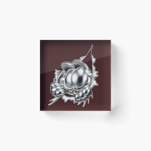 Item preview, When Chrome Tears Through Reality: Garfield Emerging - Cat Tear Effect designed and sold by RAYBIL.