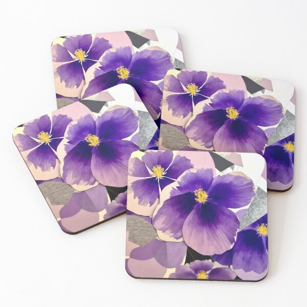 Item preview, Purple Pansies designed and sold by ©Janis Zroback.