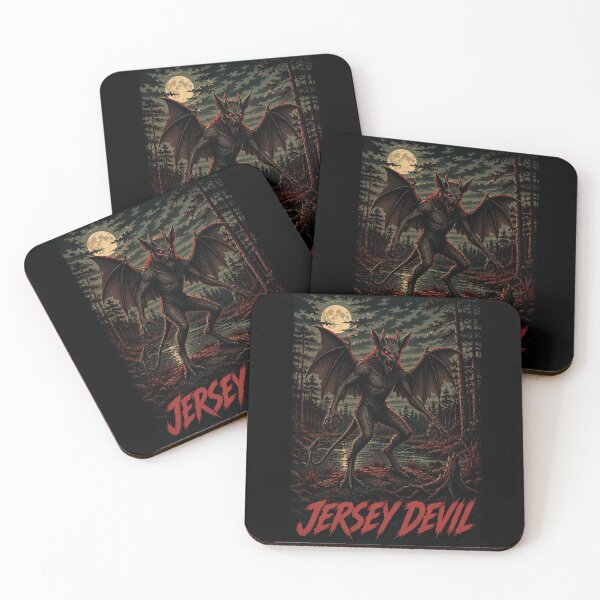 Item preview, Jersey Devil Cryptid | Pine Barrens Horror Pop Art designed and sold by redsharkuk.