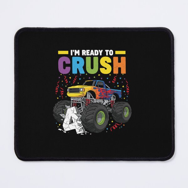 Item preview, I'm Ready To Crush 4th Birthday Monster Truck Boy designed and sold by PopStars1993.