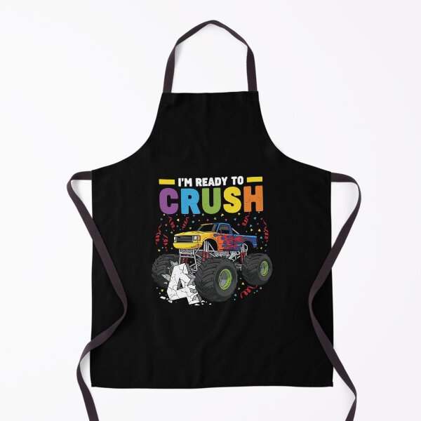 Item preview, I'm Ready To Crush 4th Birthday Monster Truck Boy designed and sold by PopStars1993.