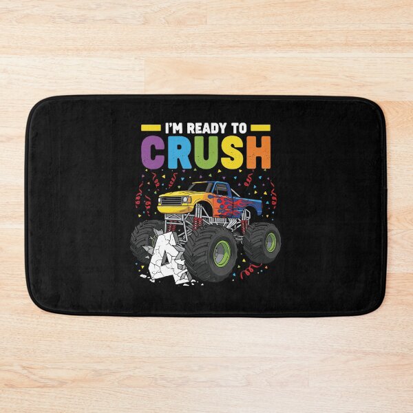 Item preview, I'm Ready To Crush 4th Birthday Monster Truck Boy designed and sold by PopStars1993.