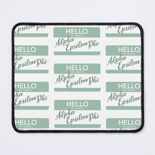 Item preview, Hello My Name Is Alpha Epsilon Pi designed and sold by reaganlangston.