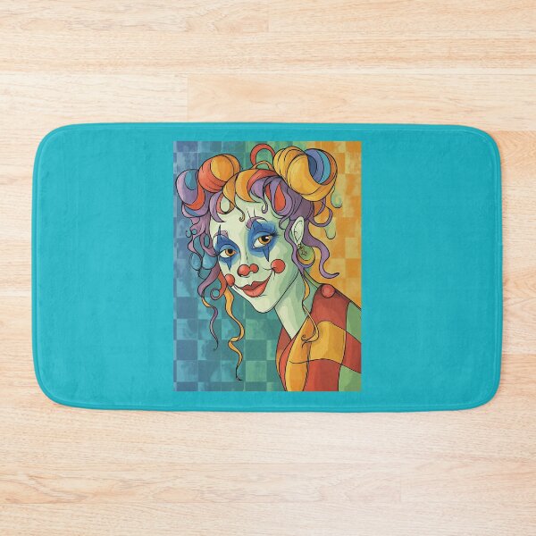 Item preview, Candy Colors Clown Portrait designed and sold by Verademacedoart.