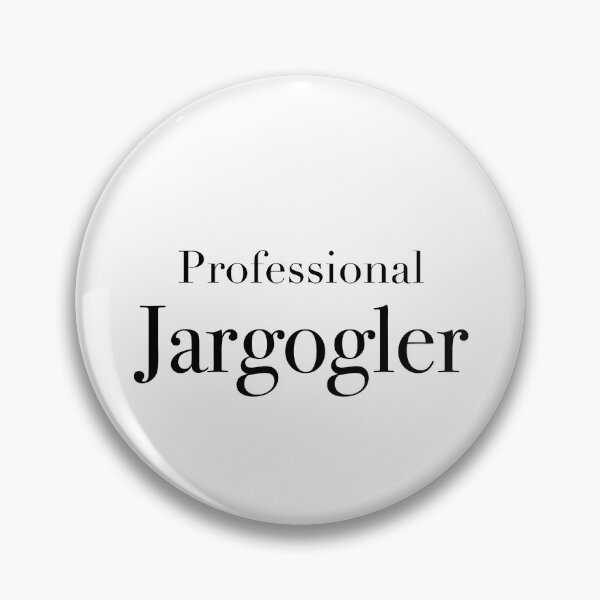 Item preview, Professional Jargogler | Obscure Word Typography Design designed and sold by The Prose Atelier.
