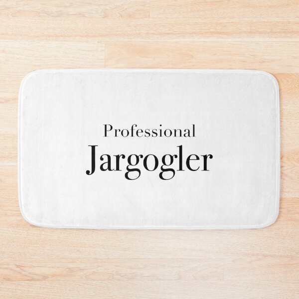 Item preview, Professional Jargogler | Obscure Word Typography Design designed and sold by The Prose Atelier.
