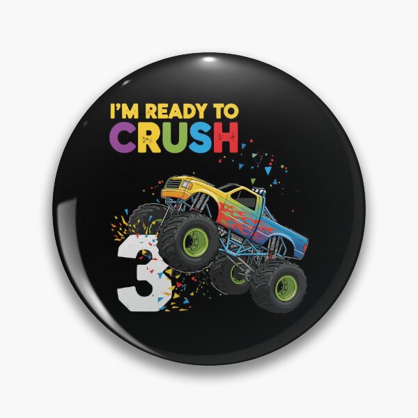 Item preview, I'm Ready To Crush Monster Truck Third Birthday Three Year Old Boy designed and sold by PopStars1993.