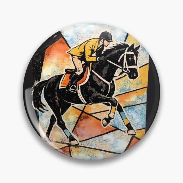 Item preview, Horse Racing Cubist Art | Equestrian Riding Geometric Horse Lover Design designed and sold by Irysek.