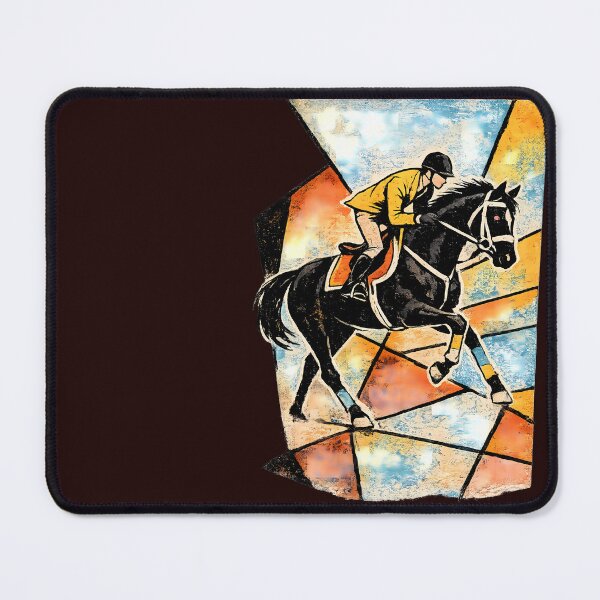 Item preview, Horse Racing Cubist Art | Equestrian Riding Geometric Horse Lover Design designed and sold by Irysek.