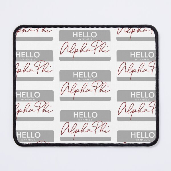 Item preview, Hello My Name Is Alpha Phi designed and sold by reaganlangston.