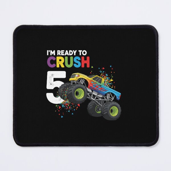 Item preview, I'm Ready To Crush 5 Monster Truck Fifth Birthday Kids Celebration designed and sold by PopStars1993.