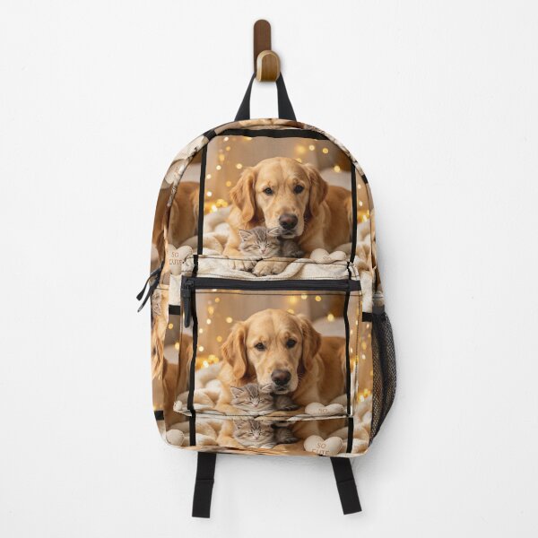 Item preview, Golden Retriever and Kitten So Cute designed and sold by BagFactoryUK.