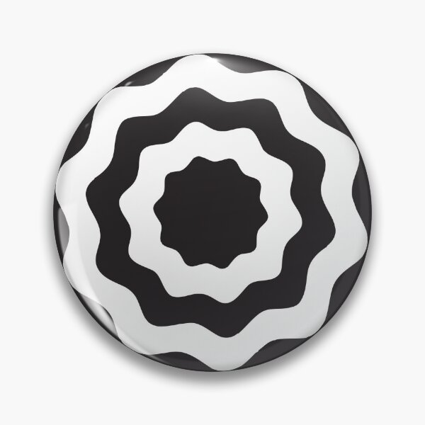 Item preview, Black and White Op Art Optical Illusion Pattern designed and sold by BigDigital.