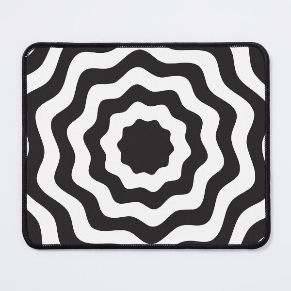 Item preview, Black and White Op Art Optical Illusion Pattern designed and sold by BigDigital.