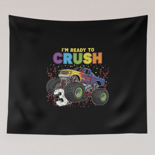 Item preview, I'm Ready To Crush 3 Third Birthday Monster Truck Boy designed and sold by PopStars1993.