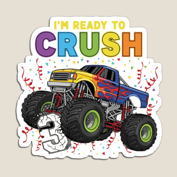 Item preview, I'm Ready To Crush 3 Third Birthday Monster Truck Boy designed and sold by PopStars1993.