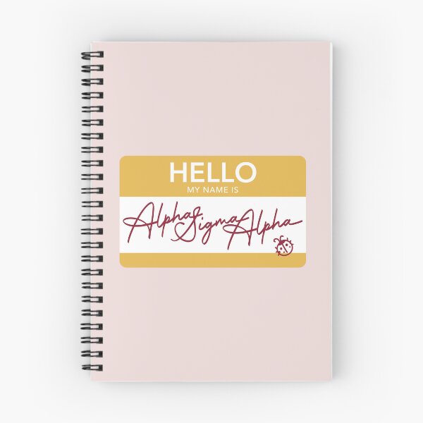 Item preview, Hello My Name Is Alpha Sigma Alpha designed and sold by reaganlangston.