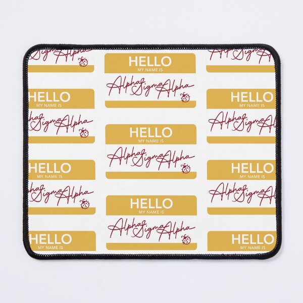 Item preview, Hello My Name Is Alpha Sigma Alpha designed and sold by reaganlangston.