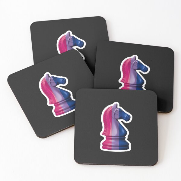 Item preview, Bisexual Pride Chess Knight Game Piece designed and sold by Owcomm.